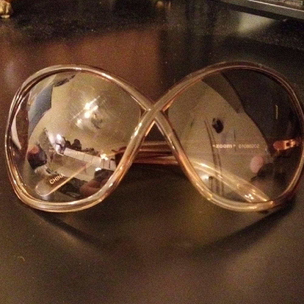 Zoom Gold-Tinted Sunglasses